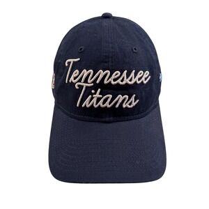 New Era Tennessee Titans Women 9TWENTY Navy Blue Script Snapback Hat NFL Cap
